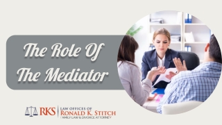 The Role Of The Mediator