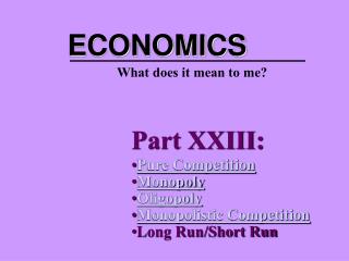 ECONOMICS