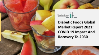 Diabetic Foods Market Top Companies, Business Opportunities, Market Size Forecasts 2021-2025