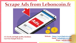 Scrape Ads from Leboncoin.fr