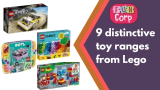 9 distinctive toy ranges from Lego