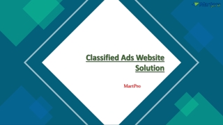 Classified Ads Website Development Company