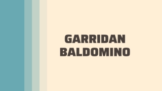 Garridan Baldomino