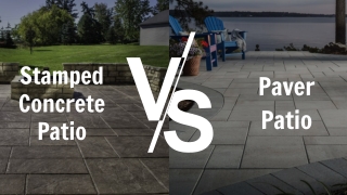 Stamped Concrete Patio Vs. Paver Patio