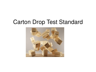 Carton Drop Test Standard
