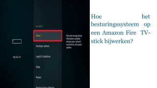 Hoe het besturingssysteem op een Amazon Fire TV-stick bijwerken?