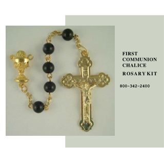 First Communion Chalice Rosary Kit