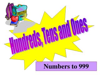 Numbers to 999