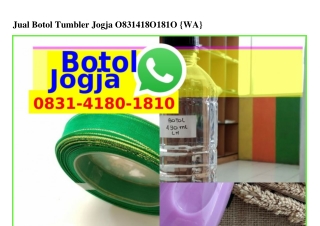 Jual Botol Tumbler Jogja 0831·4180·1810{WhatsApp}