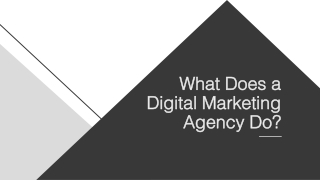 What Does a Digital Marketing Agency Do?