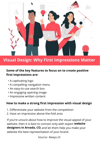 Visual Design: Why First Impressions Matter