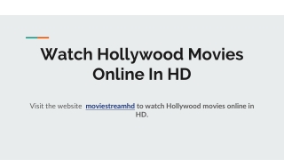 watch online movies in HD