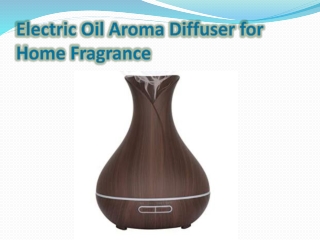 Electric Oil Aroma Diffuser