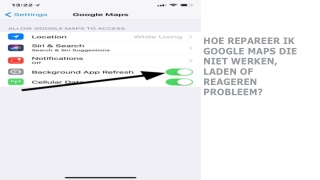 HOE REPAREER IK GOOGLE MAPS DIE NIET WERKEN, LADEN OF REAGEREN PROBLEEM?