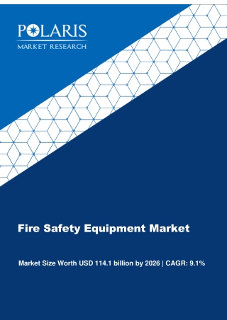 Fire Safety Equipment Market Share, Size, Trends, Industry Analysis Report By Product Type (Fire Detection, Fire Suppres