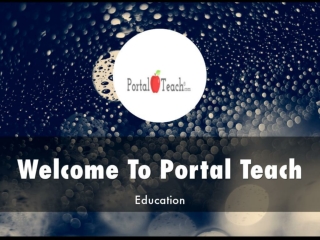 Detail Presentation About Portal Teach