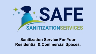 Office Sanitization Services - Safe Sanitization Services