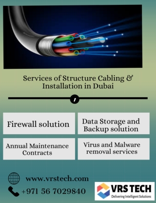 Cabling and Installations Services in Dubai