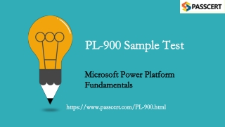 Microsoft Power Platform Fundamentals PL-900 Updated Dumps