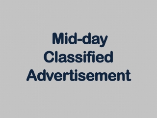 Mid Day Newspaper Classified Advertisement