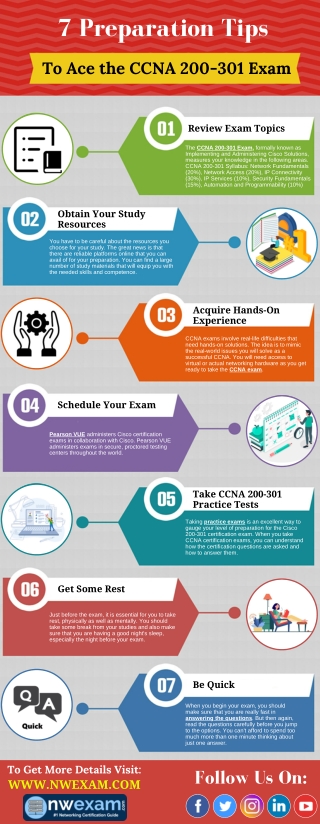 7 Preparation Tips to Ace the CCNA 200-301 Exam
