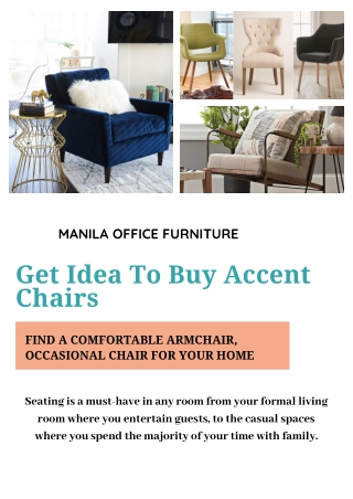 Get Idea To Buy Accent Chairs