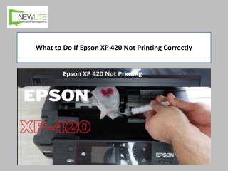 Easy Steps to Fix Epson Printer XP 420 Not Printing Problem