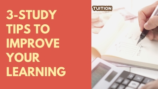 Study tips to improve your learning