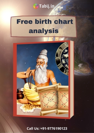 Get Vedic astrology chart for free birth chart analysis