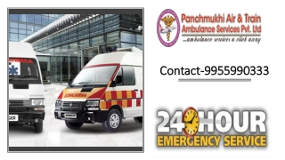 Pick Splendid Ground Ambulance Service in Jogendranagar by Panchmukhi