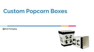 Get Custom Paper Popcorn Boxes at RushPackaging