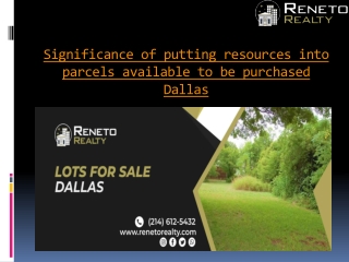 lots for sale Dallas