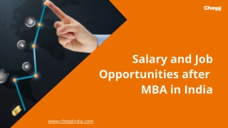 JOB OPPORTUNITIES AFTER MBA IN INDIA