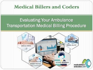 Evaluating Your Ambulance Transportation Medical Billing Procedure