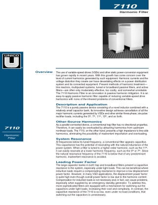 Variable-speed drives | Unico LLC