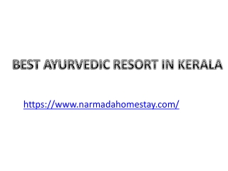 Ayurvedic resort in kerala