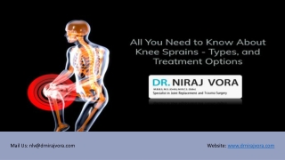 All You Need to Know About Knee Sprains - Types and Treatment Options