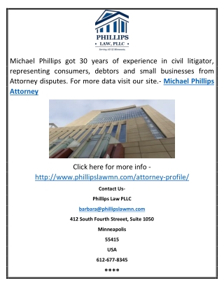 Michael Phillips Attorney |  Phillipslawmn.com