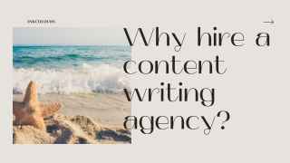 Why hire a content writing agency?