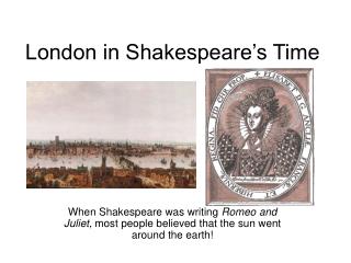 London in Shakespeare