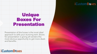 Buy Eco-Friendly Boxes For Presentation On Wholesale