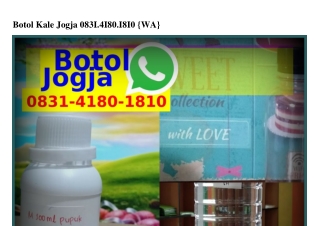 Botol Kale Jogja 083I-4I80-I8I0[WhatsApp]