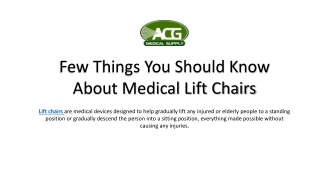 Lift Chairs – Relaxed seating option for everyone