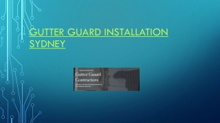 gutter guard installation cost sydney