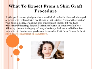 What To Expect From a Skin Graft Procedure