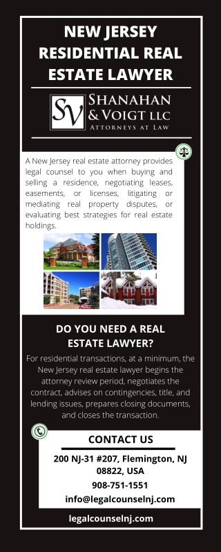 New Jersey Residential Real Estate Lawyer