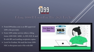 Filing 1099 R | 1099 R Form Online | Form 1099 IRS 2021 | Form 1099