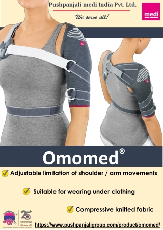 Omomed shoulder support | Pushpanjali medi India Pvt Ltd