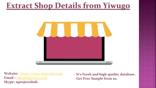 Extract Shop Details from Yiwugo