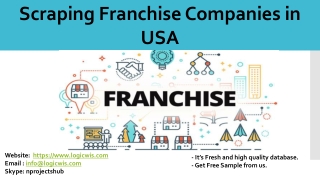 Scraping Franchise Companies in USA